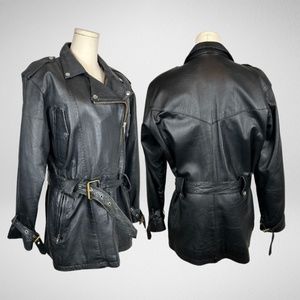 Vintage Moto Leather Jacket